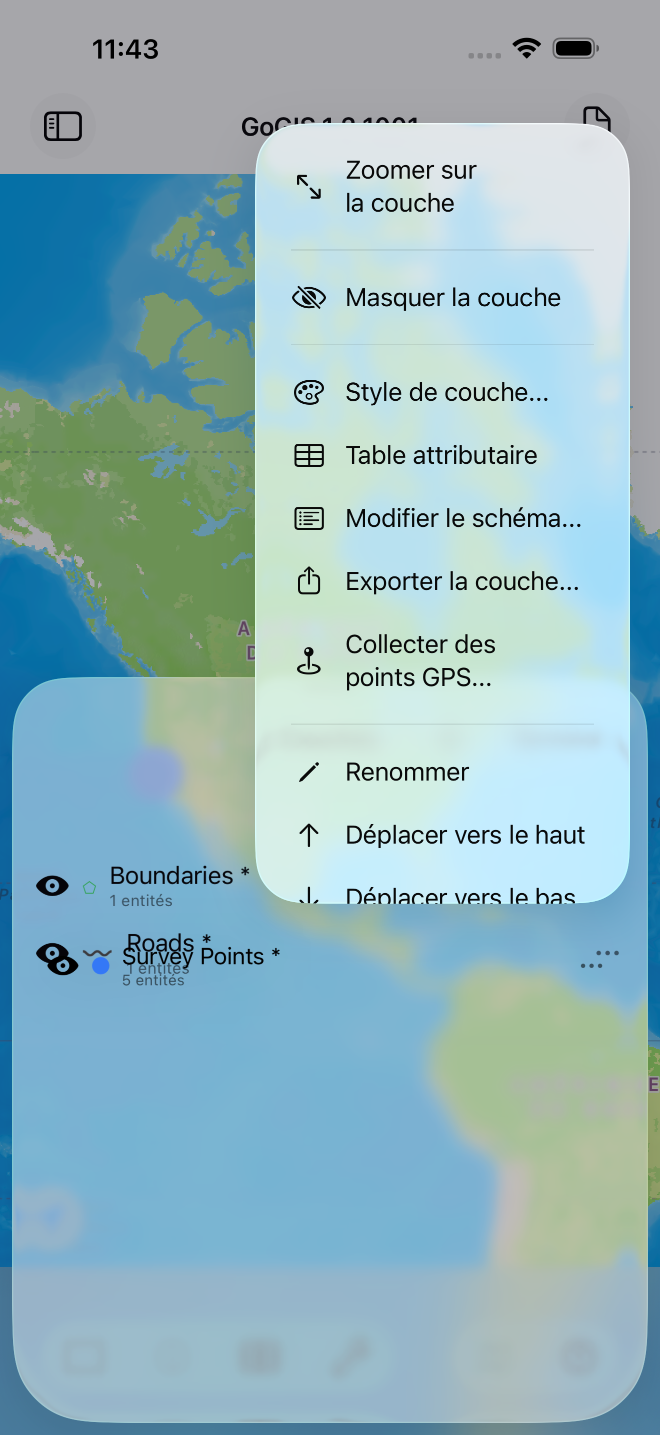 Gestion des couches